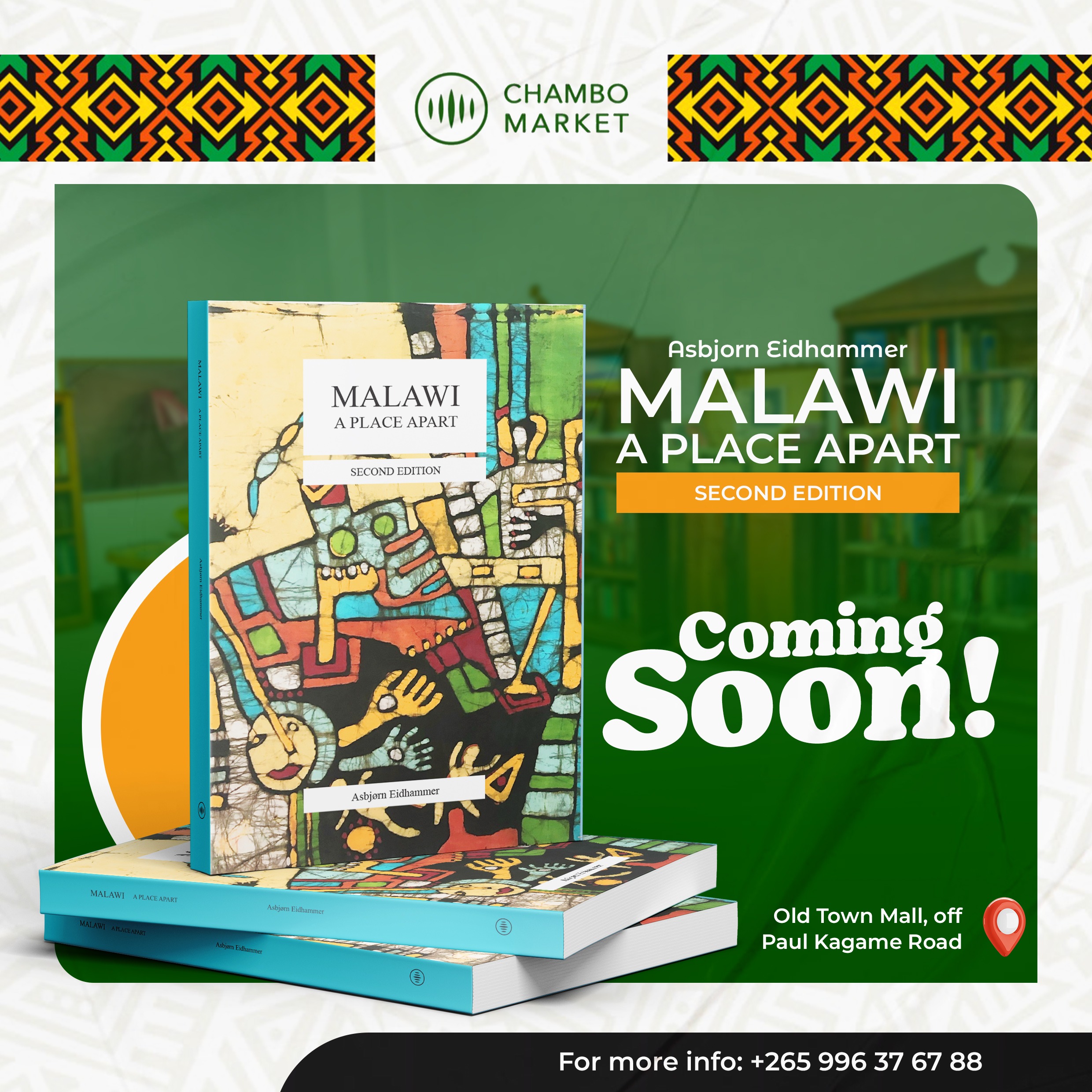 Poster showing Logos Open Culture's second edition of 'Malawi - A Place Apart' coming soon,